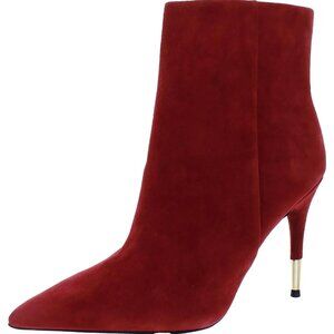 NWOB - NINE WEST ® BOLANA RED SUEDE ANKLE BOOTIES - SIZE 12
